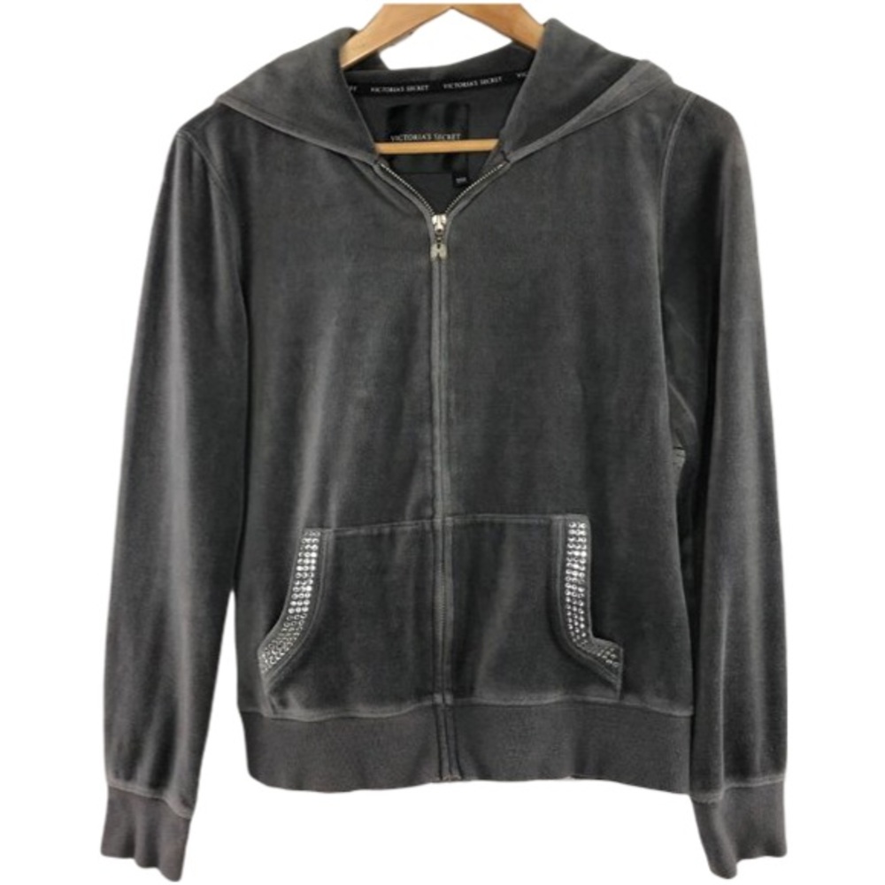 ❤️Victoria Secret velour rhinestone hoodie